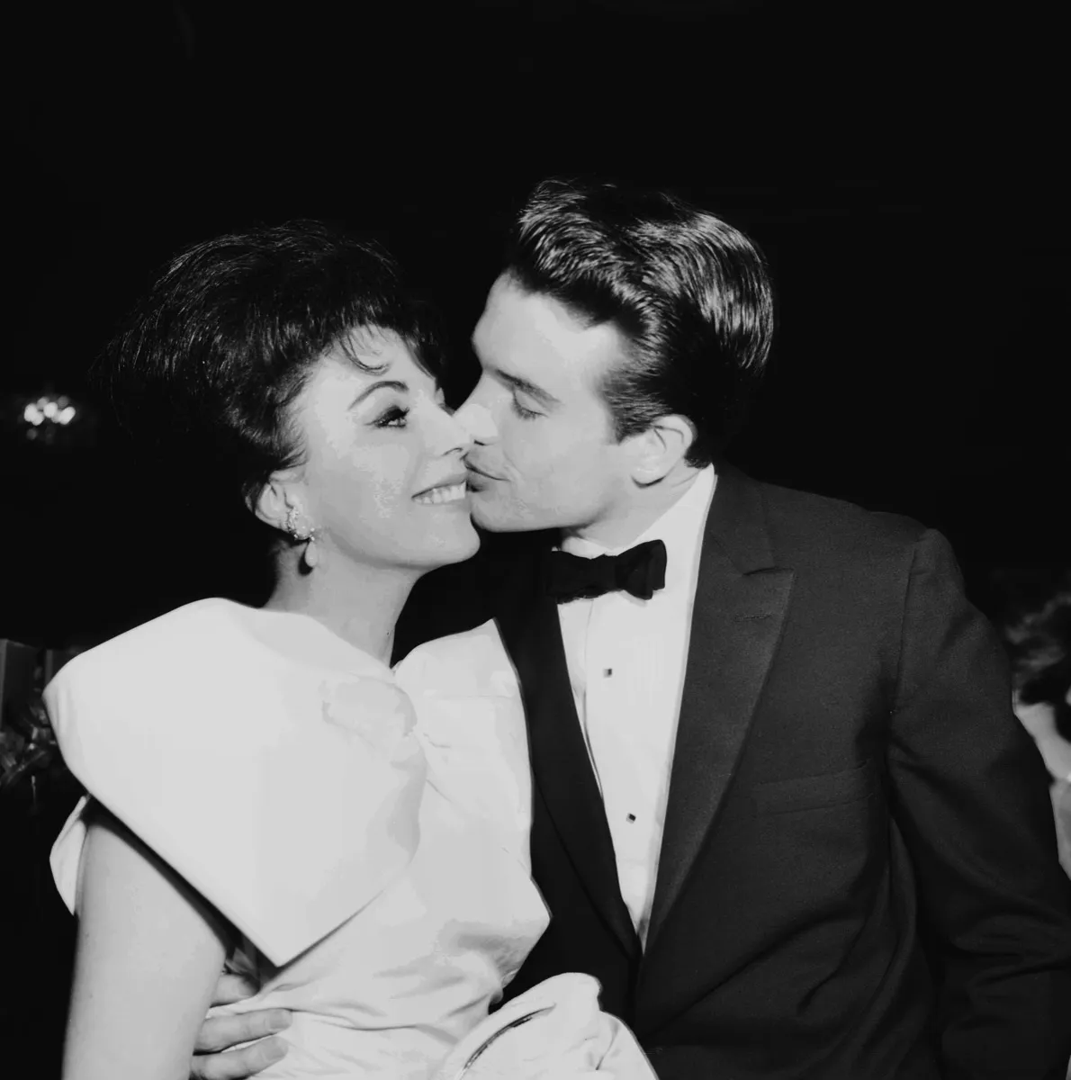 Joan Collins and Warren Beatty in 1959