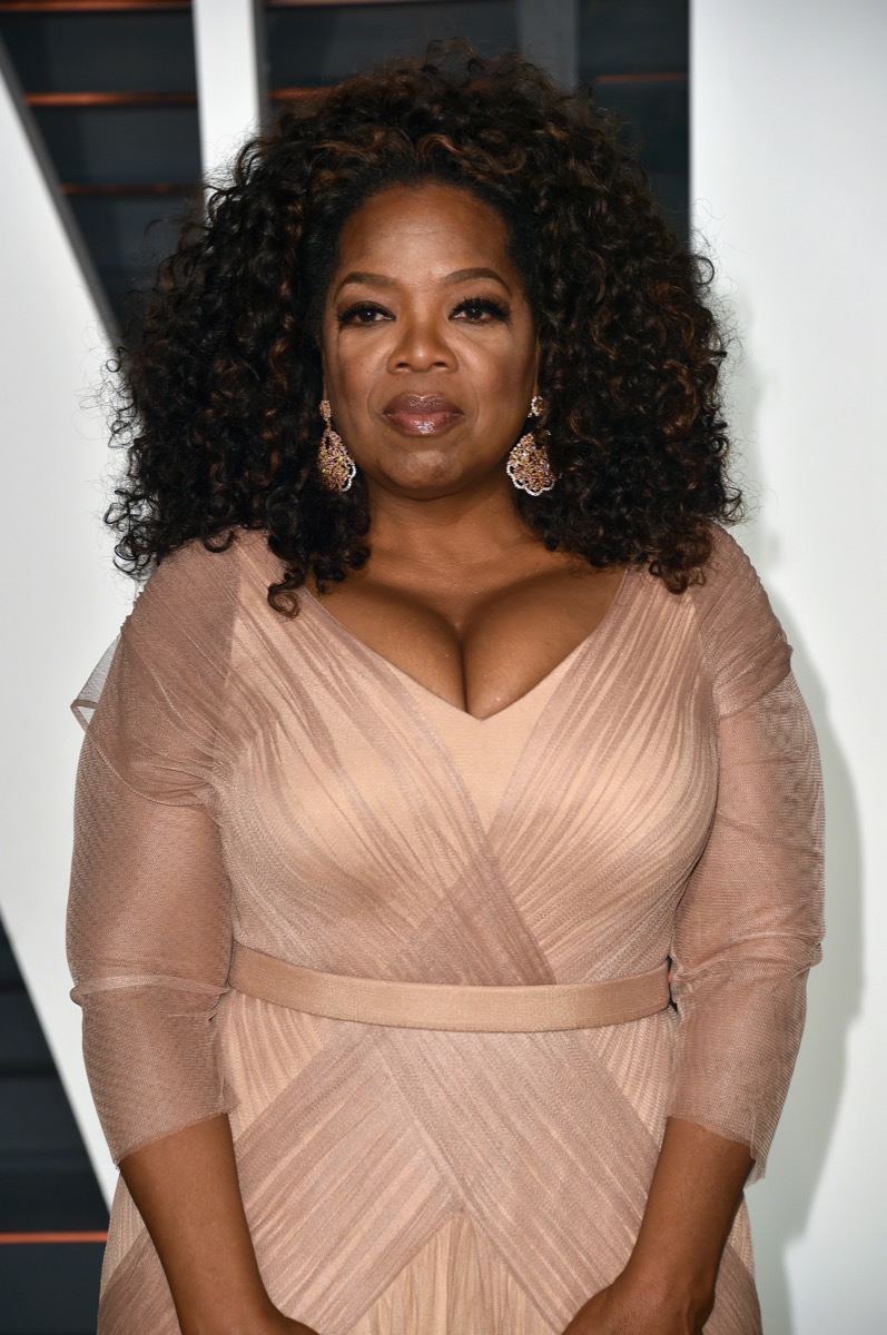 Oprah Winfrey at the Vanity Fair Oscars Party in 2015