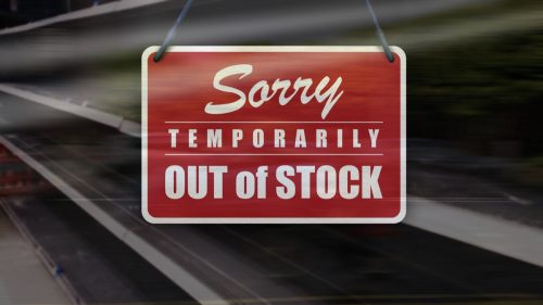Out of Stock Sign