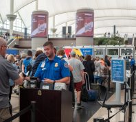 TSA Security Line at Airport