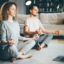 Two People Meditating