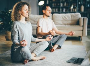 Two People Meditating