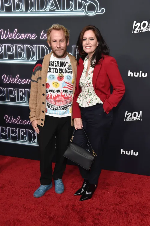 Ben Lee and Ione Skye at the premiere of "Welcome to Chippendales" in 2022