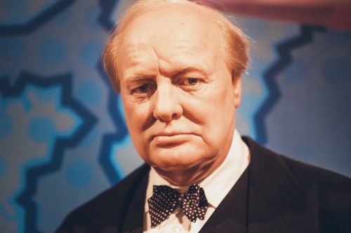 portrait of Winston Churchill