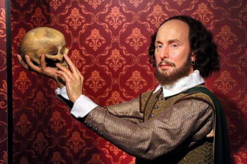 waxwork of Shakespeare, a man responsible for some of the best put-downs in literature