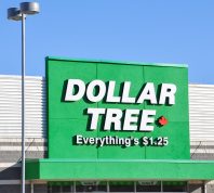 Dollar Tree store with "everything's $1.25" sign
