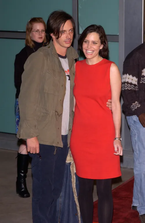 Donovan Leitch and Ione Skye at the premiere of "Solaris" in 2002