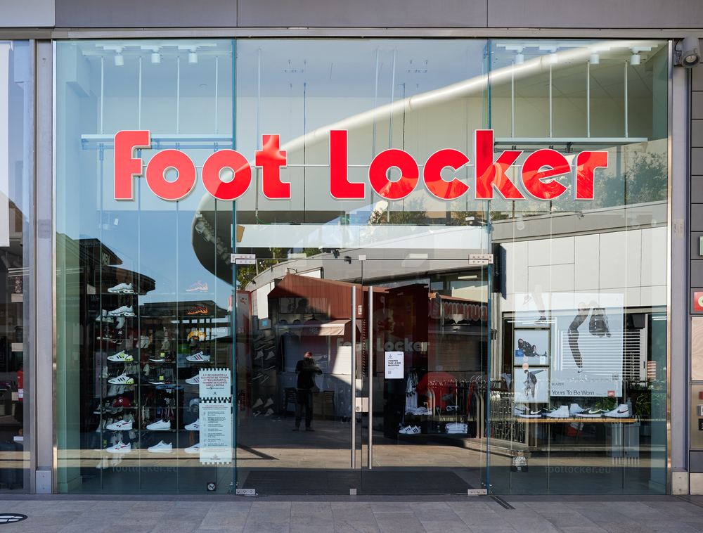 The exterior of a Foot Locker store