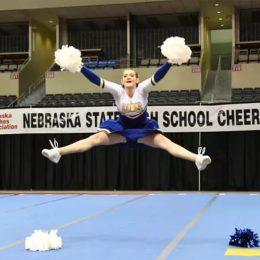 Cheerleader Abandoned Competes Solo
