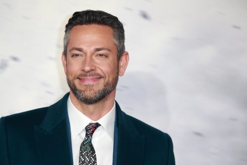 Zachary Levi at a UK screening of "Shazam! Fury of the Gods" in March 2023