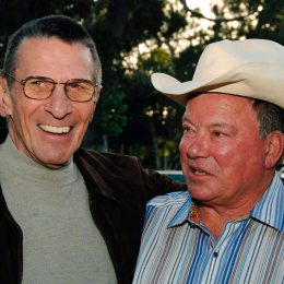 Leonard Nimoy and William Shatner at the Hollywood Charity Horse Show in 2009
