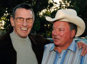 Leonard Nimoy and William Shatner at the Hollywood Charity Horse Show in 2009