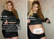 Woman Shamed for Belly Size