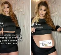 Woman Shamed for Belly Size
