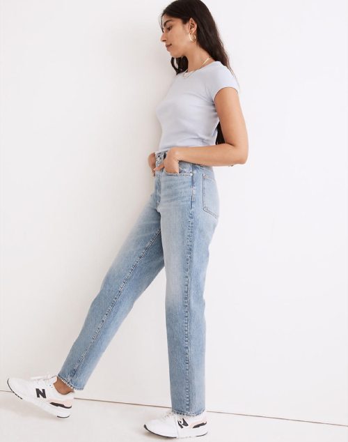 madewell perfect vintage jeans in straight leg