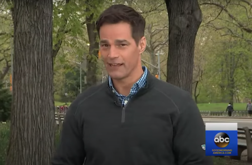 Rob Marciano on "Good Morning America" in 2017