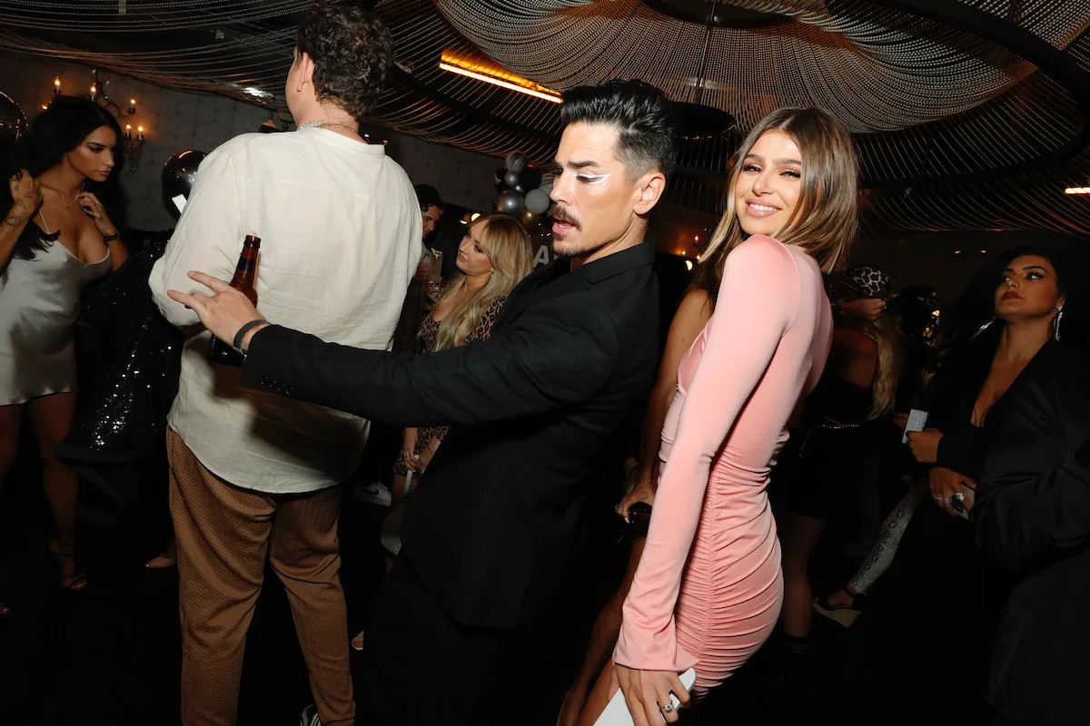 Tom Sandoval and Raquel Leviss at a party in 2021