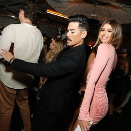 Tom Sandoval and Raquel Leviss at a party in June 2021