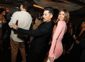 Tom Sandoval and Raquel Leviss at a party in June 2021