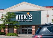 The Dick's Sporting Goods store in Rochester Hills,Michigan. Founded in 1948 by Richard 'Dick' Stacks, Dick's is a chain of over 450 stores offering sporting goods and sporting clothing.