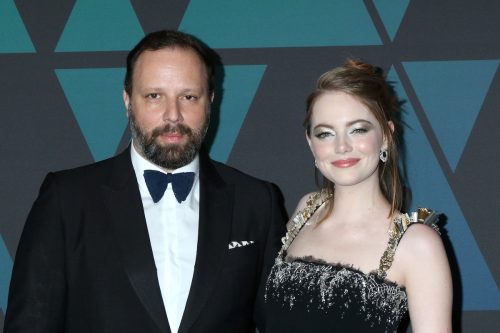 Yorgos Lanthimos and Emma Stone at the 2018 Governors Awards