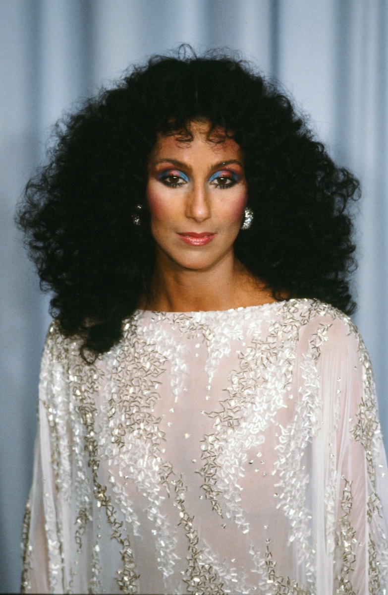Cher at the Academy Awards in 1983