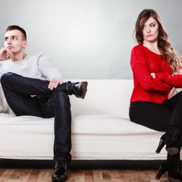 Couple Keeping their Distance