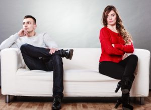 Couple Keeping their Distance