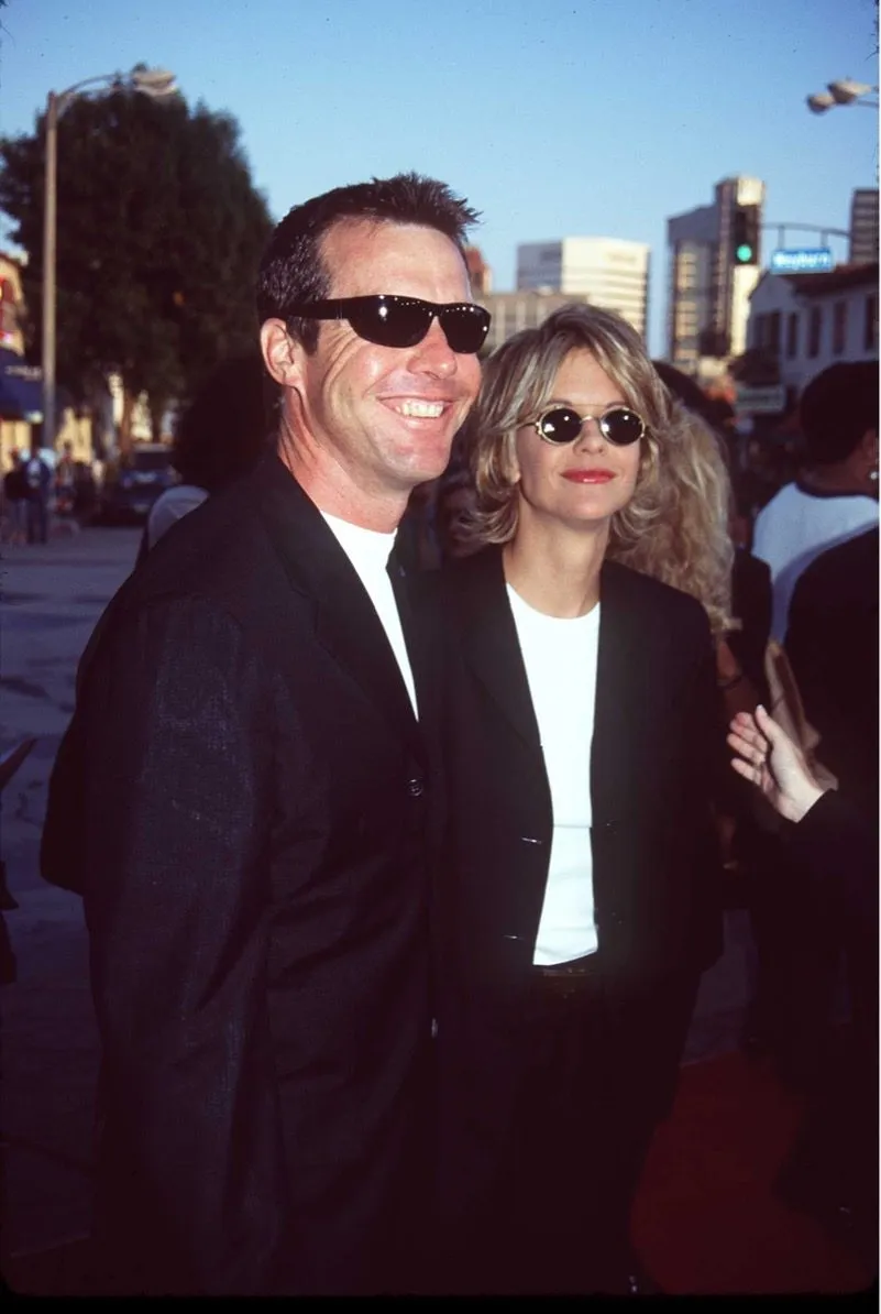 Dennis Quaid and Meg Ryan in 1995