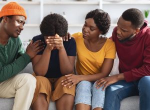 Friends Offering Support