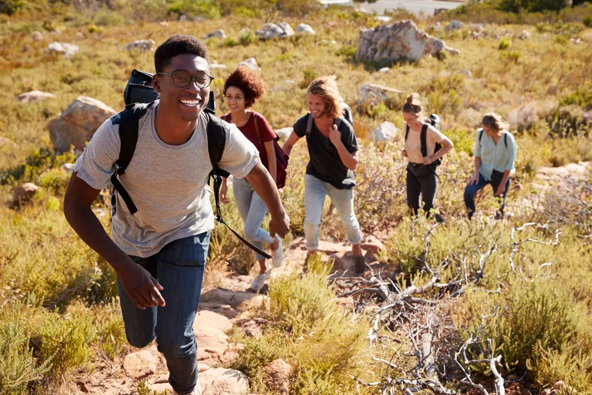 Group of People Hiking