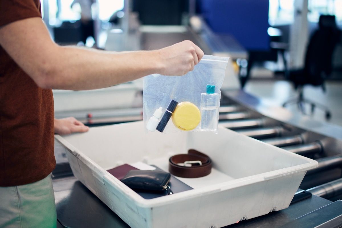 9 Foods To Never Bring Through Airport Security Best Life   Liquids At Airport Security 