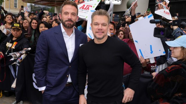 Ben Affleck and Matt Damon at the premiere of "Air" at 2023 SXSW