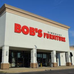 A Bob's Discount Furniture storefront