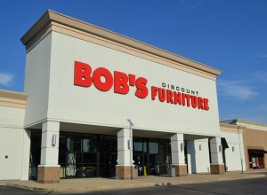A Bob's Discount Furniture storefront