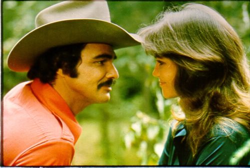 Burt Reynolds and Sally Field in "Smokey and the Bandit"