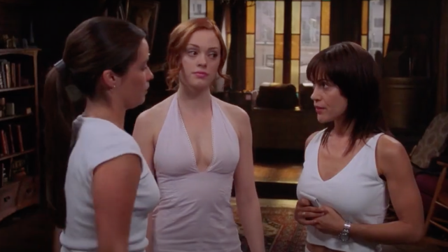 Holly Marie Combs, Rose McGowan, and Alyssa Milano on "Charmed"