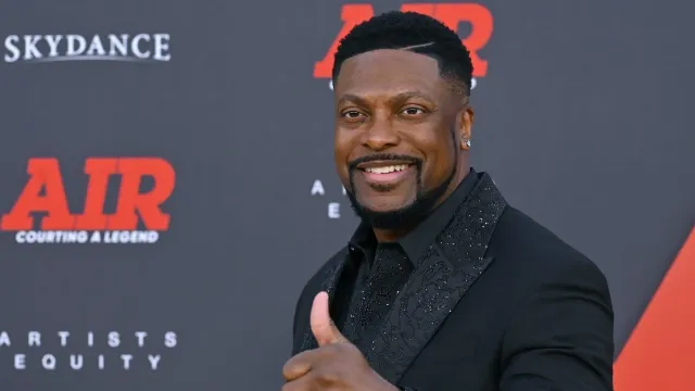 Chris Tucker at the premiere of "Air" in March 2023