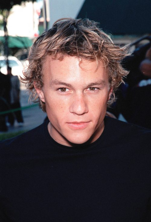 Heath Ledger at the premiere of "Detroit Rock City" in 1999