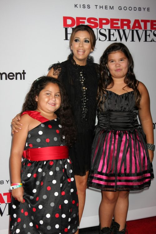 Daniella Baltodano, Eva Longoria, Madison De La Garza at a "Desperate Housewives" party. in 2011