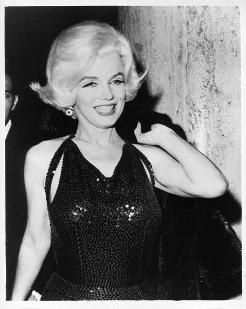 Marilyn Monroe at the 1962 Golden Globe Awards