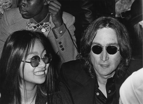 May Pang and John Lennon in New York City in 1974