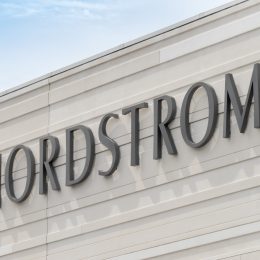 Nordstorm logo sign on store