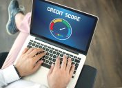 checking credit score on computer