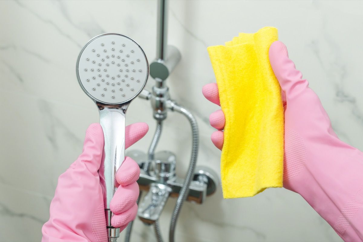 An Expert Explains How to Properly Clean a Showerhead, So You're Not  Bathing in Bacteria