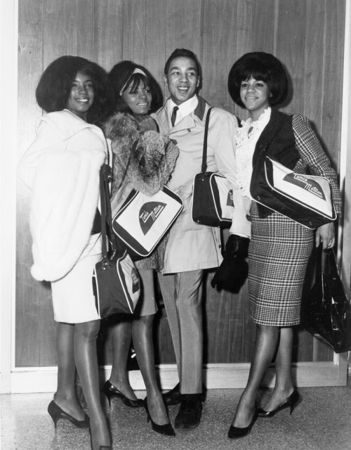 Smokey Robinson and the Supremes in 1965