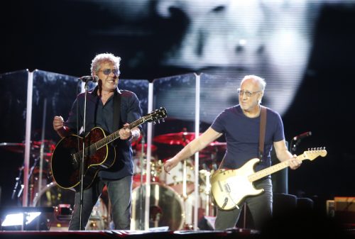 The Who performing in Rio de Janeiro in 2017