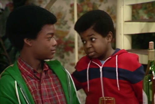 Todd Bridges and Gary Coleman on "Diff'rent Strokes"