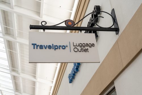 Travelpro luggage sign