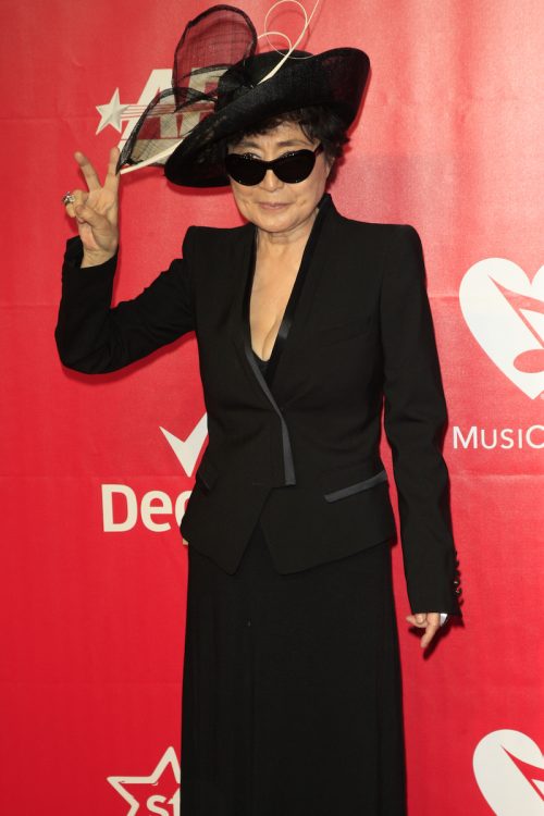 Yoko Ono at the 2014 MusiCares Person of the Year Gala
